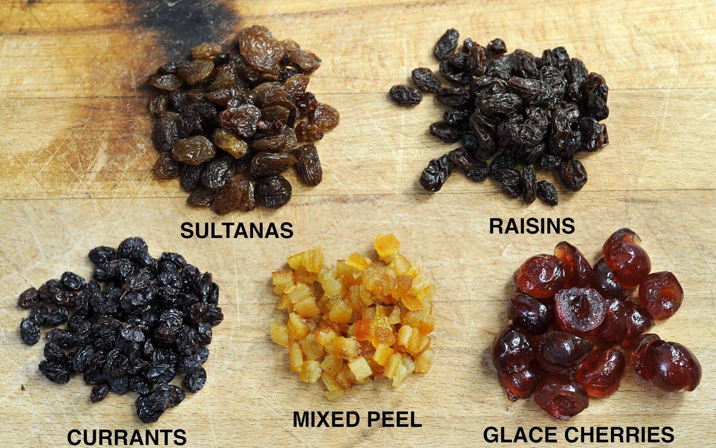 Raisins, Currants, and Dried Fruits