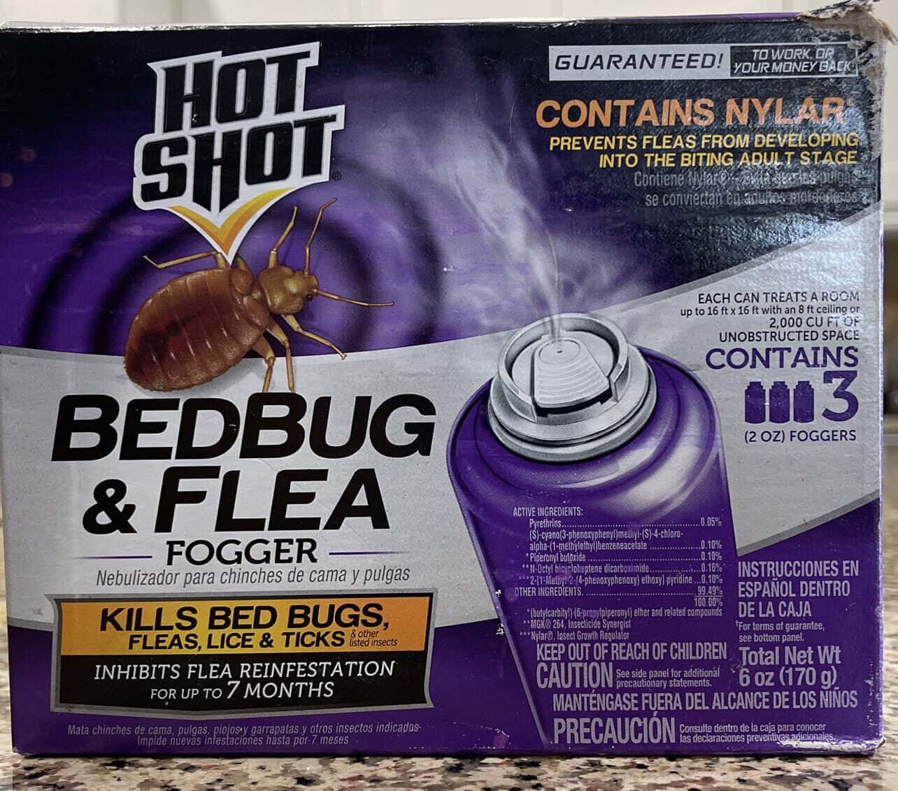 Consider a flea bomb